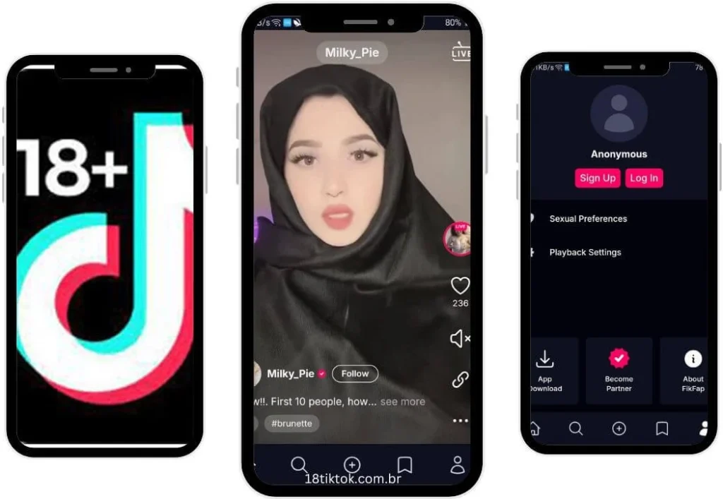 introdução TikTok 18+ para iOS